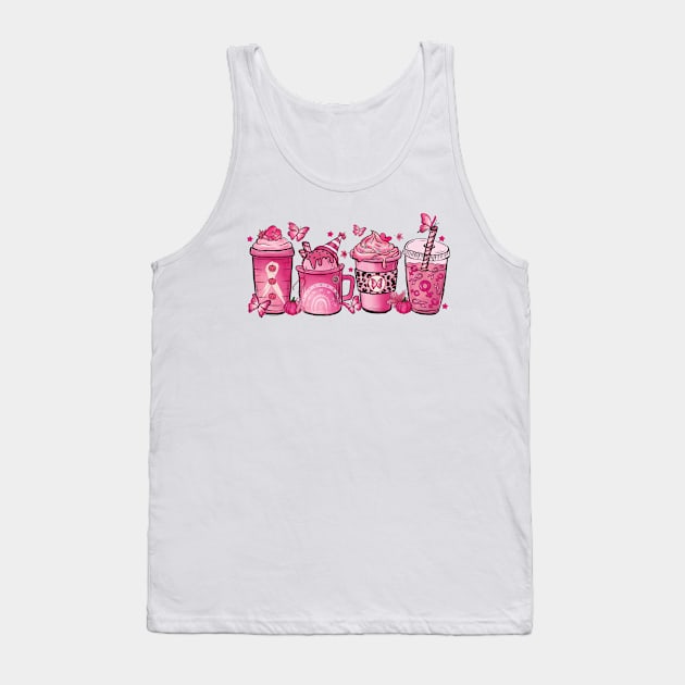 Breast Cancer Hot Chocolate Cup Tank Top by WoollyWonder